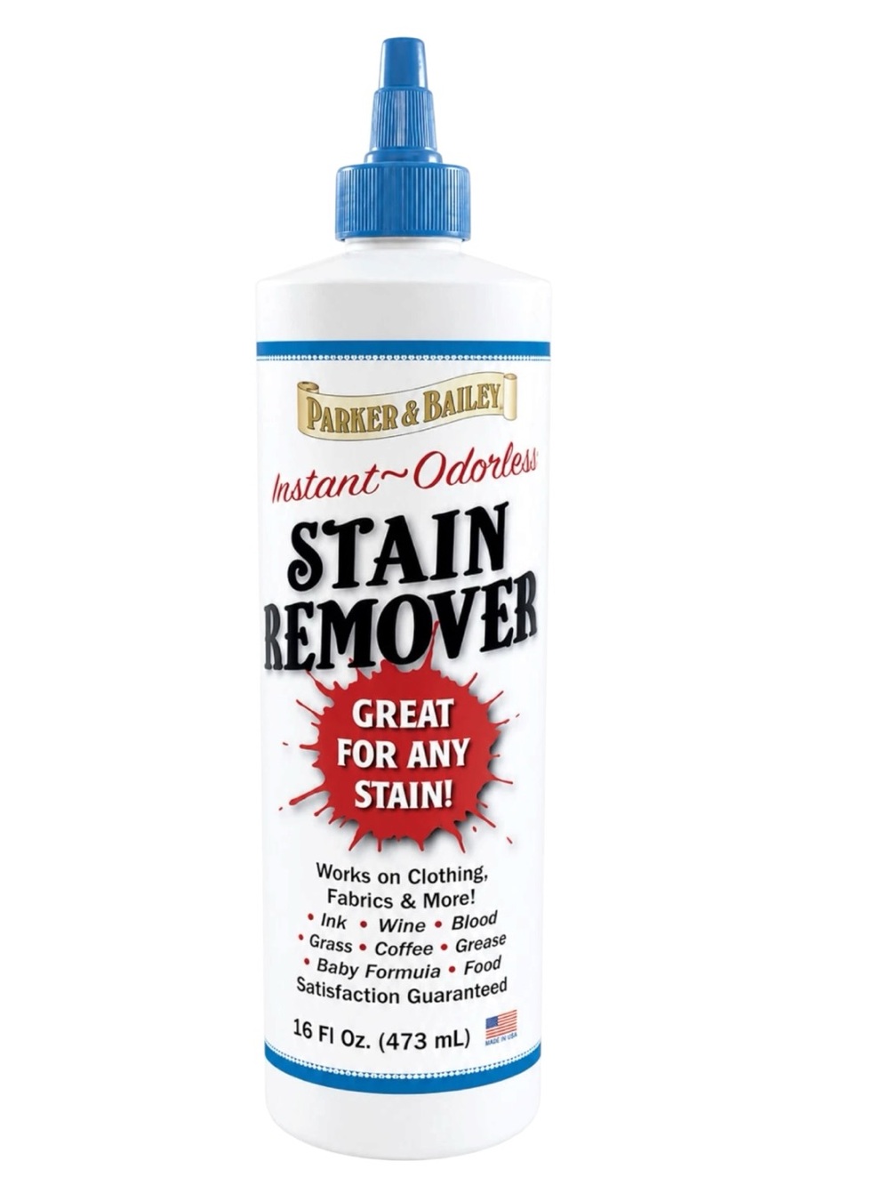 Parker and Bailey Stain Remover Blood Stain Remover for Carpet Clothes Sheets